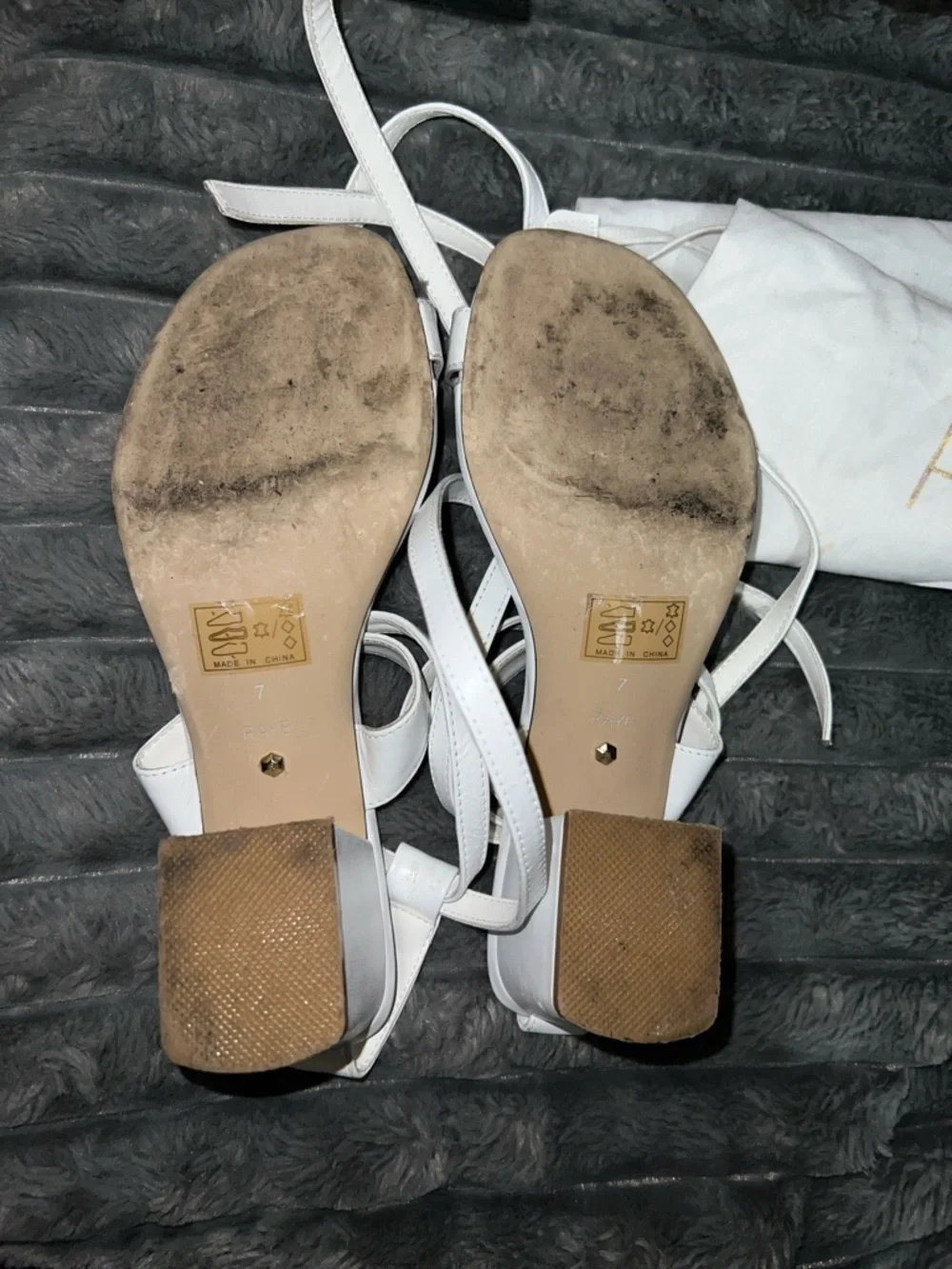 RAYE White Kepner Sandal - Dust Bag Included - Picture 12 of 16